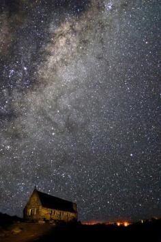 Starry night in Montana.