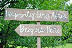 Shabby Chic Wedding Signs