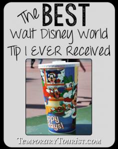 The Best Walt Disney World tip I have received.... it has saved me HUNDREDS of dollars!