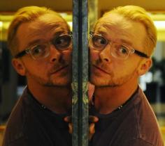 Simon Pegg - Actor Simon Pegg poses for a photograph at a hotel in Sydney, Wednesday, July 17, 2013. Pegg is in Australia to promote the film "The World's End". (AAP Image/Mick Tsikas)