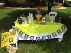 Lemonade Stand {Made by a Princess Parties in Style}