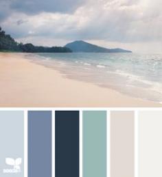 Coastal and Beach Decor: Coastal Decor Color Palette - Mental Vacation