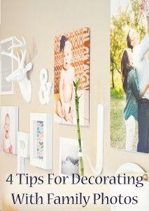 4 Tips for decorating with family pictures. ..