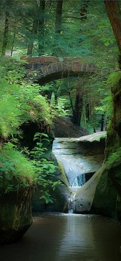 Old Man's Cave Gorge near Logan, Ohio