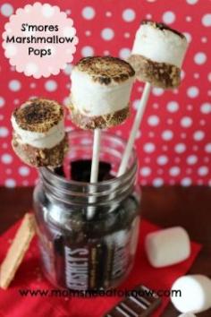 S’Mores Marshmallow Pops