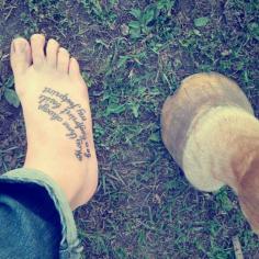 "May there always be a hoofprint beside my footprint."