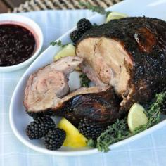 Sweet Tea Glazed Pork with a Blackberry Sweet Tea Sauce ~ The Way to His Heart