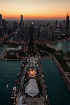 The Navy Pier in Chicago