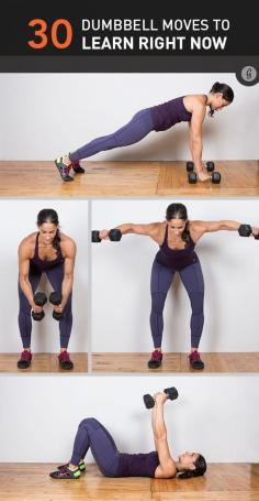 30 Dumbbell Exercises to Add to your Workout