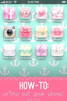 How-To: Primp Your Phone! This post takes you step-by-step and makes the process so fun & easy to understand! Must-pin for anyone who wants to cute-ify their phones!!