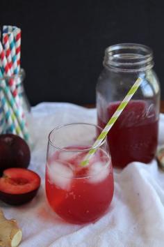 Homemade Plum Ginger Soda by EYHOblog, via Flickr