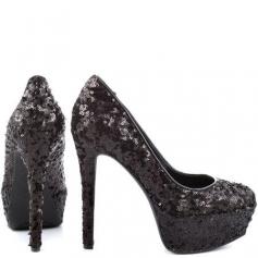 Devin 2 - Black Sparkle Fab