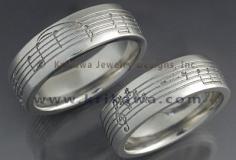 music notes wedding band | ... wedding ring have a favorite song have a phrase put on your wedding