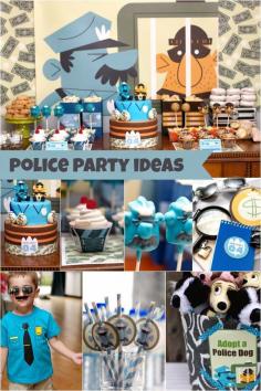Police Party Ideas from @Spaceships and Laser Beams  {Made by a Princess}