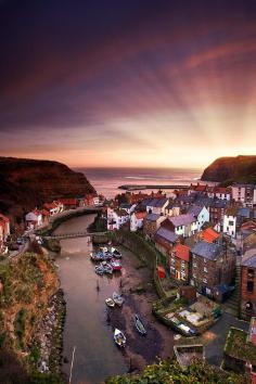 staithes, england.