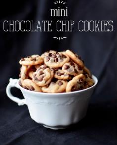 Yammie's Noshery: Mini Chocolate Chip Cookies