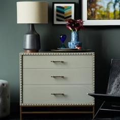 Nailhead 3-Drawer Dresser #westelm