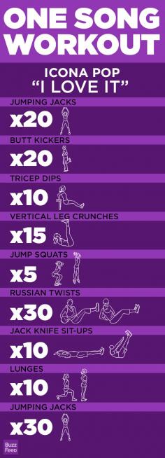 5 One-Song Workouts
