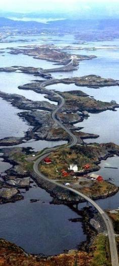 The Atlantic Ocean Road.  Romsdal, Norway