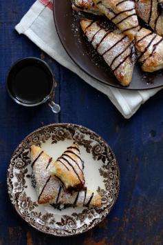 Nutella Pockets - made easy with ready made puff pastry