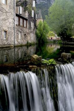 Waterfall in Florac, France. Beautiful!