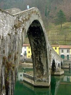 Ponte Della Maddalena near Lucca - Tuscany