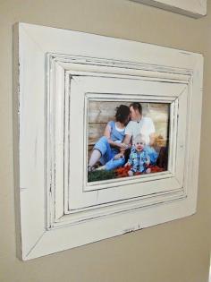 DIY-Glue two dollar store frames together for a chunkier look