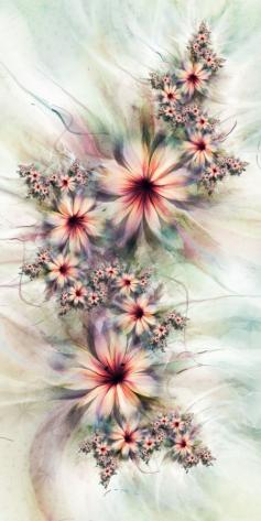 UltraFractal Flowers - love flowers. I love fractals. I love this.