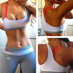OMG love this workout outfit! Love the bra straps!