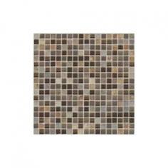 American Olean�12-in x 12-in Delfino Driftwood Glass Mosaic Square Wall Tile (Actuals 12-in x 12-in)