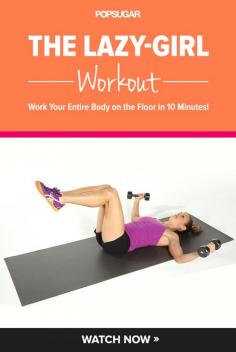 Get ready for swimsuit season with this lazy-girl workout. All the moves are on the floor and all the trouble zones are worked!