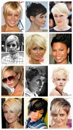 short hair cuts | Pinterest Most Wanted - my current favorite from this list is Paris Hilton's cut.