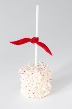 peppermint marshmallow pops