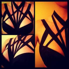 Malevolence Harness Crop Top sexy bondage by MaliceApparel on Etsy, $58.00