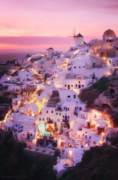 Night, Santorini Greece