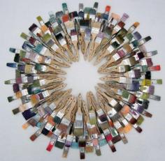 paint brush wreath