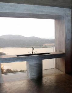 Bathroom with a view