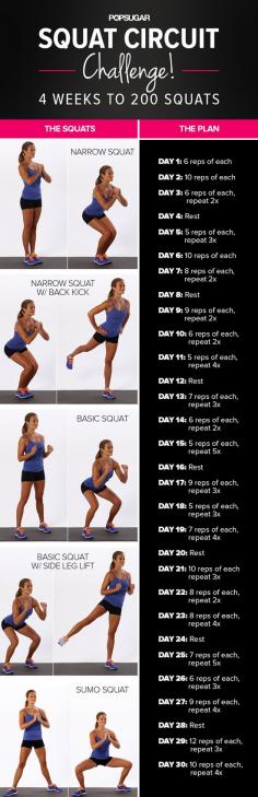 30-Day Squat Challenge