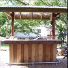 Outdoor bar....