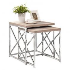 2 Piece Nesting Table Set