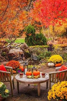 Fall patio...