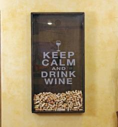 25x45  Wine Cork Holder Wall Decor Art
