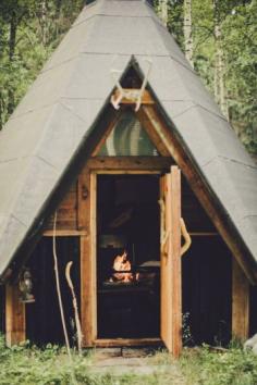 rustic tipi