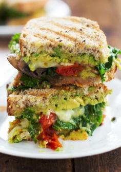 Avocado Veggie Panini