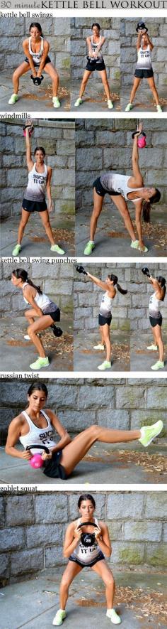 Amazing Snaps: 30-Minute Kettlebell Workout