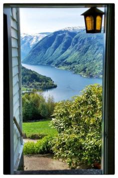 Fjord View,Hardangerfjord, Norway.