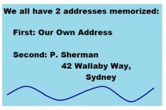 LOL so true! #Disney #Funny except maybe our own addresses are second...:)