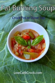 Low Carb Crock Pot "Fat Burning" Cabbage soup