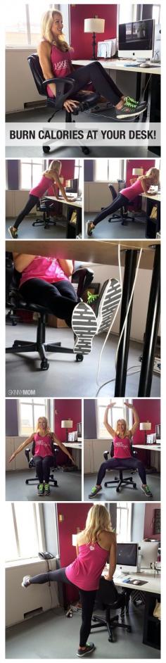 Try these 5 fitness moves that you can do in front of your computer at work!