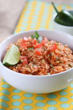 Restaurant Style Mexican Rice | foodnfocus.com